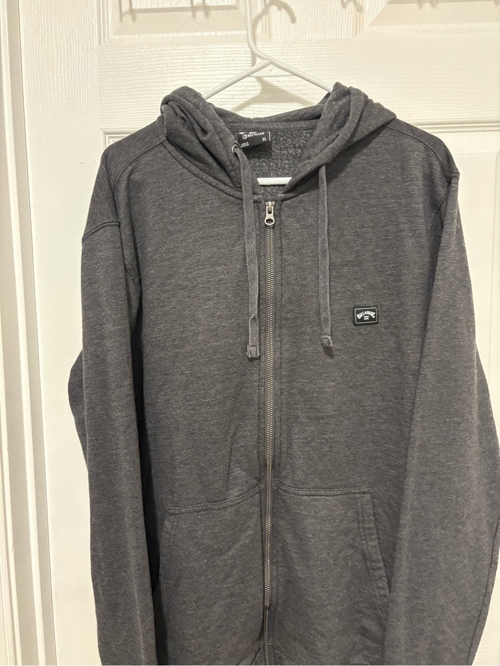 Billabong Men’s Charcoal Gray Full-Zip Hoodie